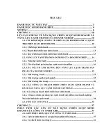 Chiến lược kinh doanh nâng cao năng lực cạnh tranh về sản phẩm máy biến áp của công ty TNHH ABB tại thị trường việt nam  