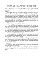 Đề cương QUẢN LÝ NHÀ NƯỚC VỀ ĐẤT ĐAI