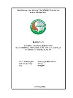 ĐÁNH GIÁ TÁC ĐỘNG MÔI TRƯỜNG DỰ ÁN MỞ RỘNG, NÂNG CÔNG SUẤT NHÀ MÁY SẢN XUẤT  CỦA CÔNG TY DAUM  JUNG AN