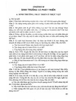 912 câu hỏi tự luận và trắc nghiệm sinh học 11 phần 2 