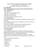 ĐỀ CƯƠNG ÔN TẬP MÔN “ĐO ĐẠC ĐỊA CHÍNH”