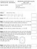 đề thi vào lớp 6 môn toán 20