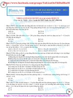 đề thi dao đọng điều hòa đề 4 