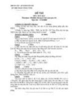 đề thi vật lý khối THCS 5