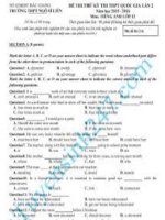 đề thi tiếng anh thpt quốc gia 2016 15