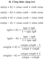 các công thức toán học phải nhớ  11