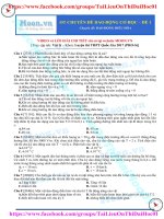 đề thi dao đọng điều hòa đề 1 
