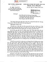 trả lời chất vấn của đại biểu dương trung quốc 