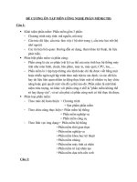 ĐỀ CƯƠNG ÔN TẬP MÔN CÔNG NGHỆ PHẦN MỀM(CTB)