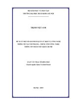 Đề xuất một số giải pháp quản lý dịch vụ công nghệ thông tin tại vietinbank – trung tâm CNTT nhằm tiết kiệm chi phí 