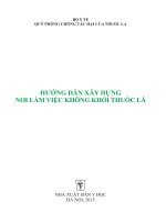 HƯỚNG DẪN XÂY DỰNG NƠI LÀM VIỆC KHÔNG KHÓI THUỐC LÁ
