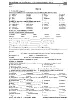 UNIT 5 exercise (TEST 2) (nguyễn đức hưng)   tiếng anh 12   nguyễn đức hưng 