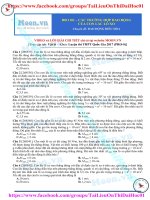 các trường hợp dao động của con lắc lò xo 