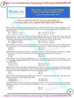 con lắc đơn dao động điều hòa trong trường trọng lực phần 2 