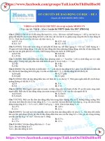 đề thi dao đọng điều hòa đề 3 