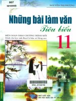 Những bài làm văn tiêu biểu 11 phần 1 