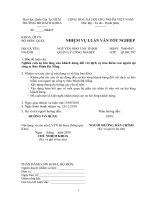 Nghiên cứu sự hài lòng của khách hàng đối với dịch vụ bảo hiểm con người tại công ty Bảo Minh Đà Nẵng