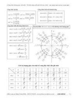 các công thức toán học phải nhớ 4