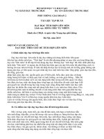 Tài Liệu Hướng Dẫn Dạy Học Tích Hợp Liên Môn