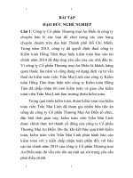 BÀI TẬP ĐẠO ĐỨC NGHỀ NGHIỆP