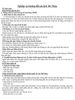 Đề cương ôn tập thi môn nghiệp vụ hướng dẫn