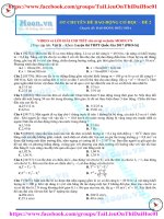 đề thi dao đọng điều hòa đề 2 