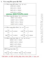 các công thức toán học phải nhớ  2
