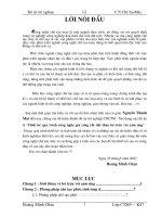 Thiết kế quy trình công nghệ gia công chi tiết thân bộ trôn vòi cảm ứng