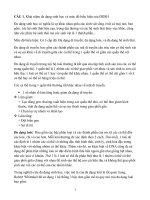 ĐỀ CƯƠNG ÔN TẬP ĐA DẠNG SINH học