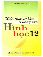 Kiến thức cơ bản nâng cao hình học 12