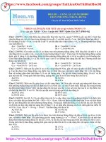 con lắc lò xo dao động điều hòa trên phương thẳng đứng 