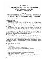 Kiến thức cơ bản lịch sử 10 phần 2 