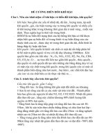 ĐỀ CƯƠNG BIẾN ĐỔI KHÍ HẬU