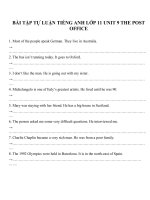 Bài tập môn tiếng anh lớp 11 (59) 
