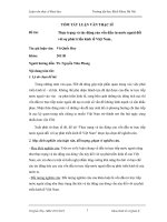 thực trạng và tác động của vốn đầu tư nước ngoài đối với sự phát triển kinh tế việt nam   