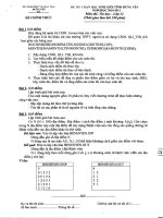 Đề thi chọn HSG tỉnh hưng yên môn tin học lớp 12 năm học 2010   2011 