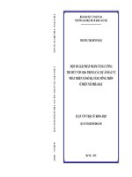 Một số giải pháp nhằm tăng cường thu hút vốn ODA trong các dự án đầu tư phát triển cơ sở hạ tầng nông thôn ở miền núi phía bắc  