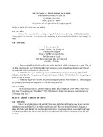 Đề thi HSG môn lịch sử lớp 12 tỉnh nam định năm học 2015   2016 