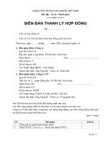 1. Mau thanh ly HD - 25pt