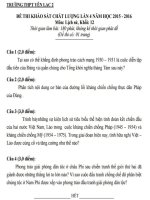 Đề thi khảo sát chất lượng môn lịch sử lớp 12 lần 4 trường THPT yên lạc 2 vĩnh phúc năm học 2015   2016 