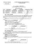 Đề thi chọn HSG tỉnh nghệ an môn tin học lớp 12 năm học 2013   2014 