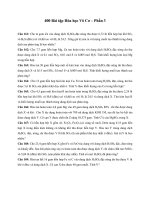 400 bài tập hóa học vô cơ – phần 3 