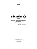 Giáo Trình Điều Dưỡng Nội Tập 2 Bộ Y Tế