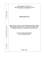 Phân tích và đề xuất một số biện pháp hoàn thiện họat động giám sát của ủy ban chứng khoán nhà nước đối với công ty đại chúng tại việt nam 
