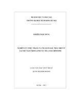 Nghiên cứu thực trạng và ứng dụng đấu thầu điện tử tại việt nam trong lĩnh vực mua sắm chính phủ 