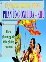 On can bang phan ung oxi hoa khu 