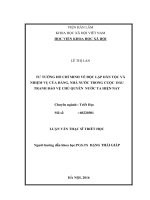 Tư tưởng hồ chí minh về độc lập dân tộc và nhiệm vụ của đảng, nhà nước trong cuộc đấu tranh bảo vệ chủ quyền nước ta hiện nay 