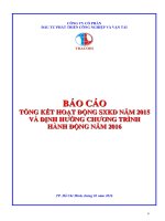 1_ Bao cao tong ket 2015 - Ke hoach 2016