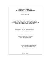Phân tích và đề xuất các giải pháp nhằm đẩy mạnh hoạt động tiêu thụ sản phẩm kem tại công ty cổ phần đầu tư tràng tiền 
