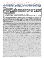 Cac tinh huong su pham hay va cach giai quyet